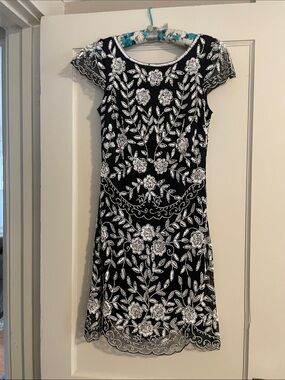 pisarro nights beaded tiered shift dress Pisarro Nights | Dresses | Pisarro Nights Beaded Tiered Shift Dress
